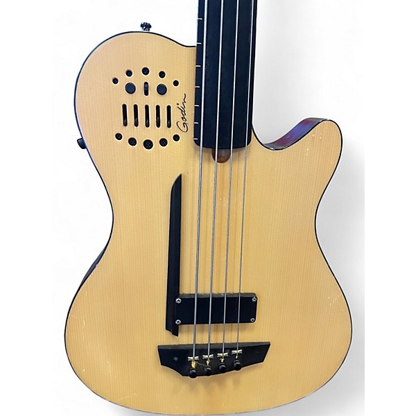 Used Godin A4 Ultra Natural Electric Bass Guitar