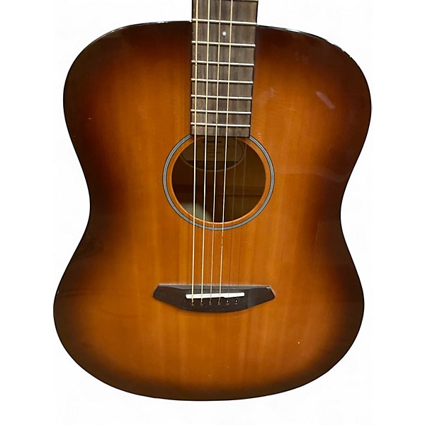 Used Breedlove Discovery Maple Dreadnought 2 Tone Sunburst Acoustic Guitar