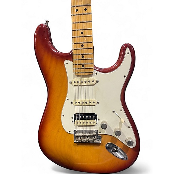 Used Fender fender american standard HSS Shawbucker Sienna Sunburst Solid Body Electric Guitar