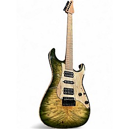 Used 2016 Suhr CUSTOM SHOP STANDARD FADED TRANS GREEN BURST Solid Body Electric Guitar