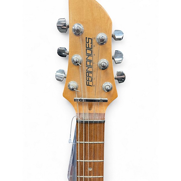 Used Fernandes NATIVE BLUE Solid Body Electric Guitar