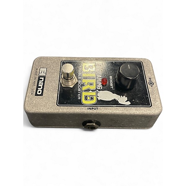Used Electro-Harmonix Screaming Bird Treble Booster Effect Pedal
