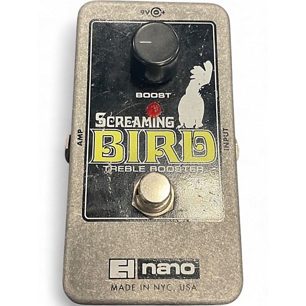 Used Electro-Harmonix Screaming Bird Treble Booster Effect Pedal