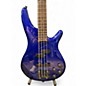 Used Ibanez sr800le electric blue Electric Bass Guitar
