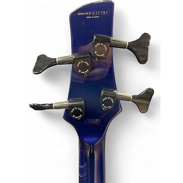 Used Ibanez sr800le electric blue Electric Bass Guitar