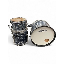 Used Ludwig 3 Piece neusonic blue steel Drum Kit