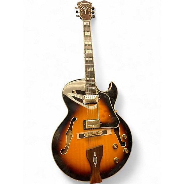 Used 2020s Ibanez LGB30-VYS 2 Tone Sunburst Hollow Body Electric Guitar