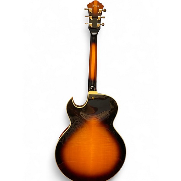 Used 2020s Ibanez LGB30-VYS 2 Tone Sunburst Hollow Body Electric Guitar