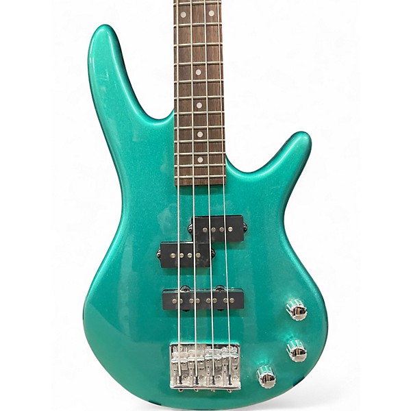 Used Ibanez GSRM20 Green Electric Bass Guitar