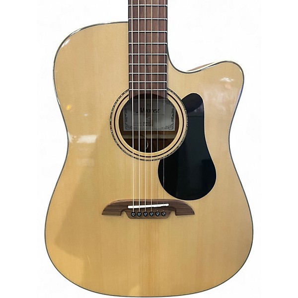 Used Alvarez AD60CE Artist Series Dreadnought Natural Acoustic Electric Guitar
