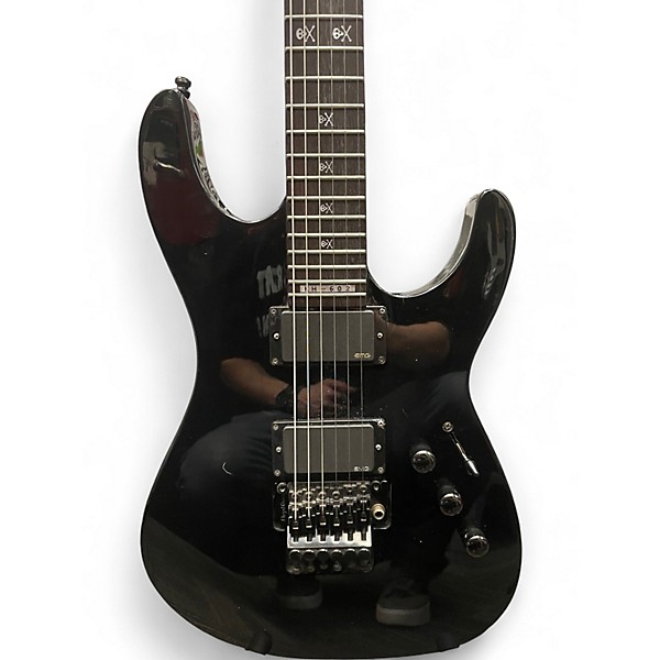 Used 2002 ESP LTD KH602 Kirk Hammett Signature Black Solid Body Electric Guitar