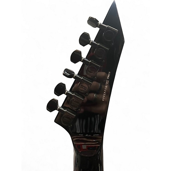 Used 2002 ESP LTD KH602 Kirk Hammett Signature Black Solid Body Electric Guitar