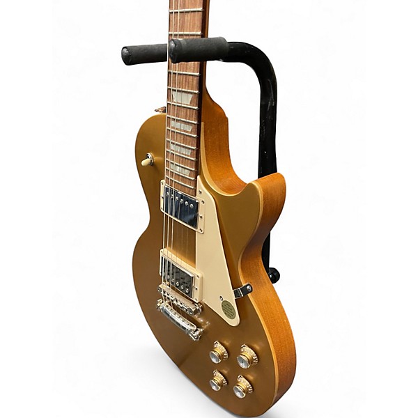 Used Gibson Les Paul Tribute Gold Top Solid Body Electric Guitar