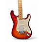 Used Fender Standard Stratocaster HSS Plus Top Aged Cherry Burst Solid Body Electric Guitar