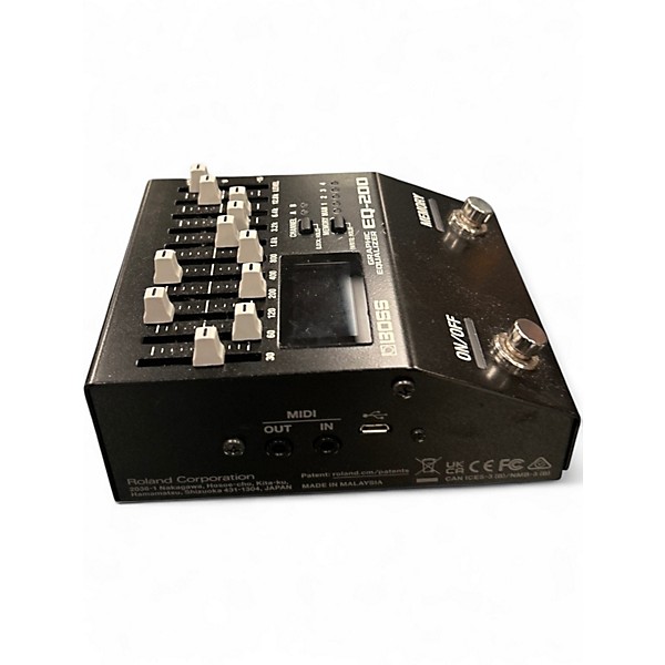 Used BOSS EQ200 Graphic Equalizer Pedal