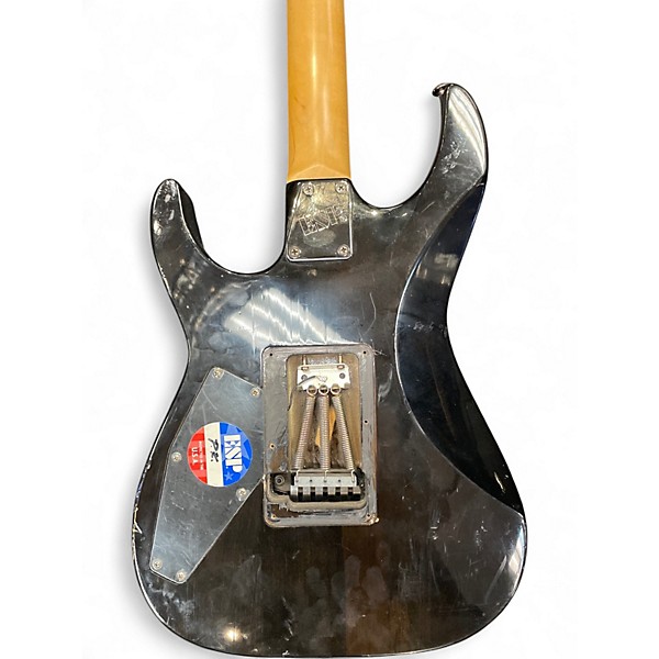 Used ESP LTD M100FM Trans Black Solid Body Electric Guitar