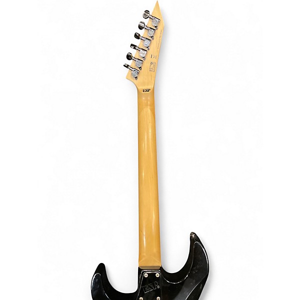 Used ESP LTD M100FM Trans Black Solid Body Electric Guitar