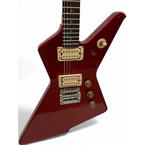 Used 1980s Ibanez Destroyer II Stephen Perry Candy Apple Red Solid Body Electric Guitar