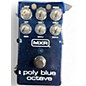 Used MXR POLY BLUE OCTAVE Effect Pedal