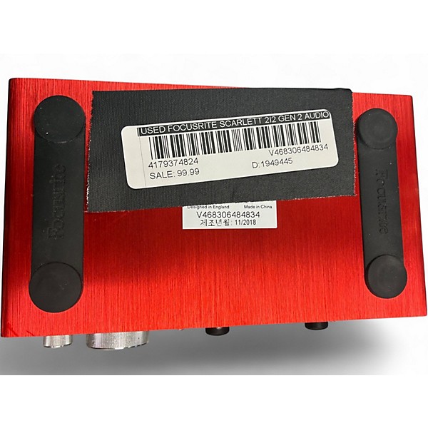 Used Focusrite Scarlett 2i2 Gen 2 Audio Interface