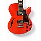 Used 2020 D'angelico DAPSSFRCSCB Candy Tangerine Hollow Body Electric Guitar