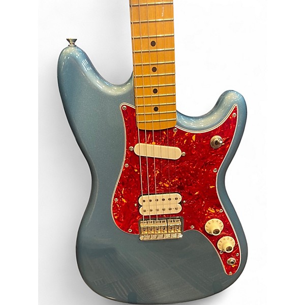 Used Fender Duo Sonic HS Ice Blue Metallic Solid Body Electric Guitar