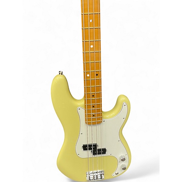 Used 2025 Fender PLAYER II BASS HIALEAH YELLOW Electric Bass Guitar