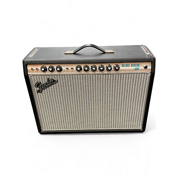 Used Fender 1968 Custom Deluxe Reverb 22W 1x12 Tube Guitar Combo Amp