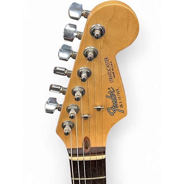 Vintage 1987 Fender American Standard Stratocaster BLACK Solid Body Electric Guitar