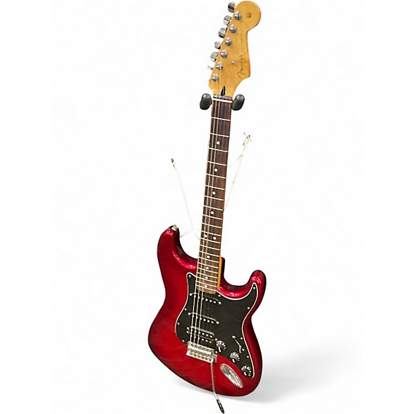 Used Fender MEXICAN PLAYER II STRATOCASTER HSS Candy Red Burst Solid Body Electric Guitar