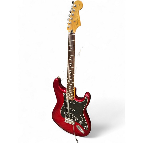 Used Fender MEXICAN PLAYER II STRATOCASTER HSS Candy Red Burst Solid Body Electric Guitar
