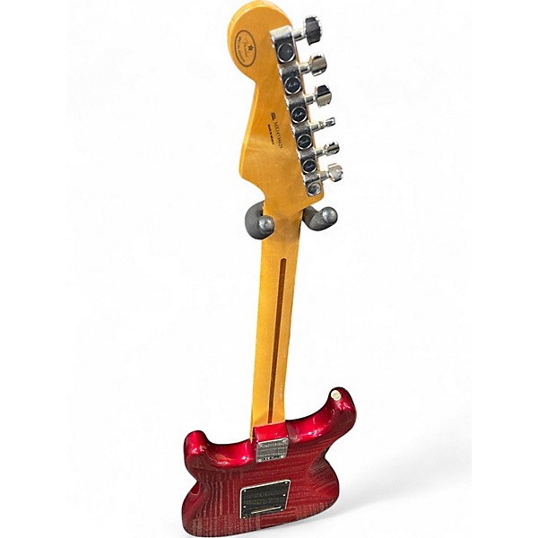 Used Fender MEXICAN PLAYER II STRATOCASTER HSS Candy Red Burst Solid Body Electric Guitar