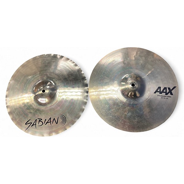 Used SABIAN 14in AAX X Celerator Hi Hat Pair Cymbal