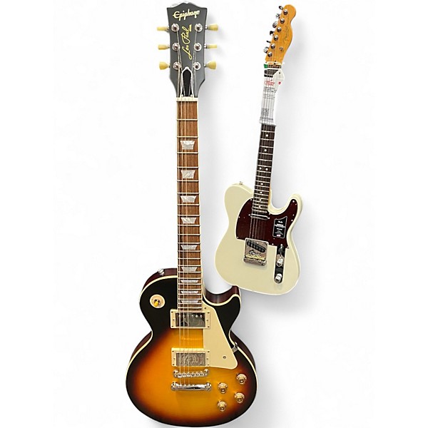 Used Epiphone Les Paul Custom 2 Color Sunburst Solid Body Electric Guitar