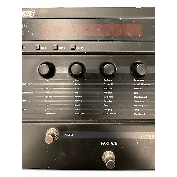 Used DigiTech VOCALIST LIVE 5 Effect Pedal