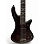 Used Schecter Guitar Research Stiletto Extreme 4 String Black Cherry Electric Bass Guitar