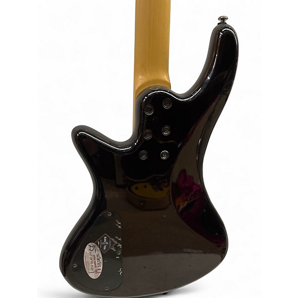 Used Schecter Guitar Research Stiletto Extreme 4 String Black Cherry Electric Bass Guitar