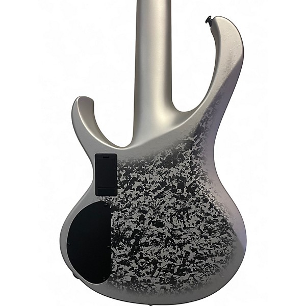 Used Ibanez BTB25TH5 Silver Blizzard Matte Electric Bass Guitar