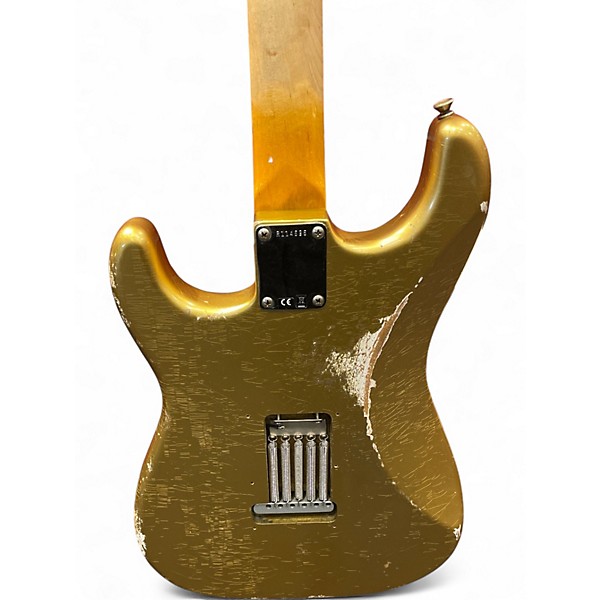 Used Fender 1962 Heavy Relic Stratocaster Aztec Gold Solid Body Electric Guitar