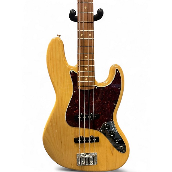 Used 2017 Fender Standard Jazz Bass Natural Electric Bass Guitar