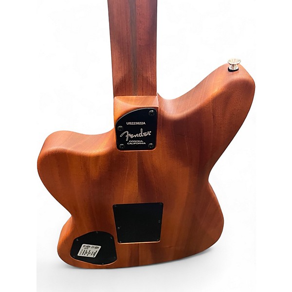 Used Fender American Acoustasonic Jazzmaster Natural Acoustic Electric Guitar