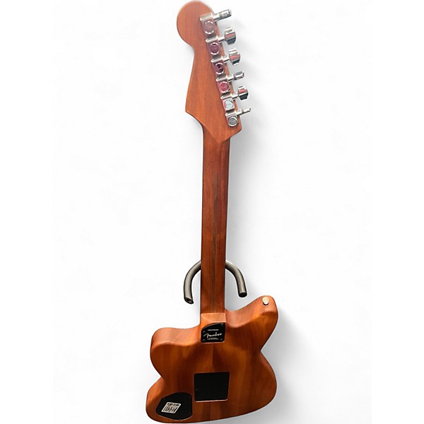 Used Fender American Acoustasonic Jazzmaster Natural Acoustic Electric Guitar