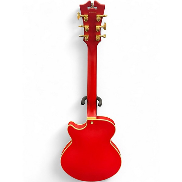 Used D'Angelico SS DELUXE MATTE RED Hollow Body Electric Guitar