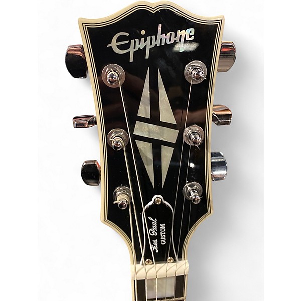 Used Epiphone Adam Jones 1979 Les Paul Custom Silverburst Solid Body Electric Guitar