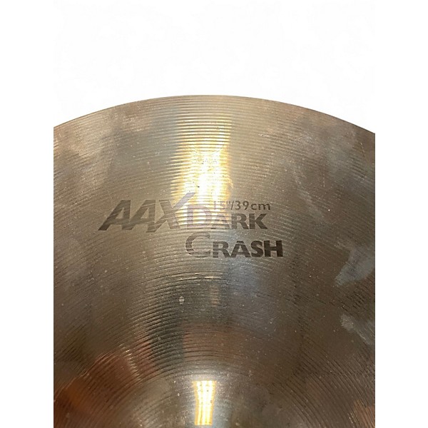 Used SABIAN 15in AAX Series Dark Crash Cymbal