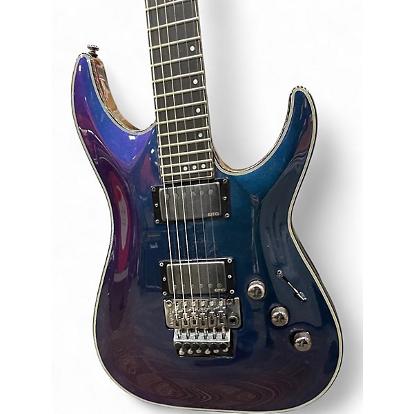 Used Schecter Guitar Research Hellraiser Hybrid C-1 FR Ultra Violet Solid Body Electric Guitar