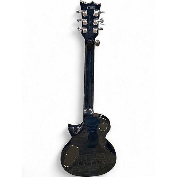 Used 2012 ESP LTD EC256FM Blue Solid Body Electric Guitar