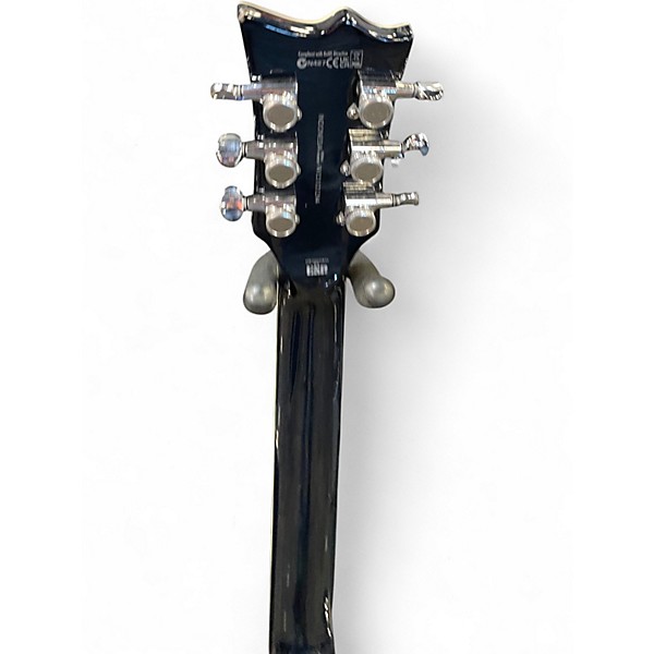 Used 2012 ESP LTD EC256FM Blue Solid Body Electric Guitar