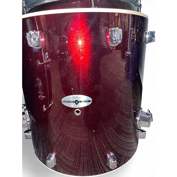 Used 2024 Ashthorpe  5 Piece Ambient Series MMVIII Burgundy Sparkle Drum Kit
