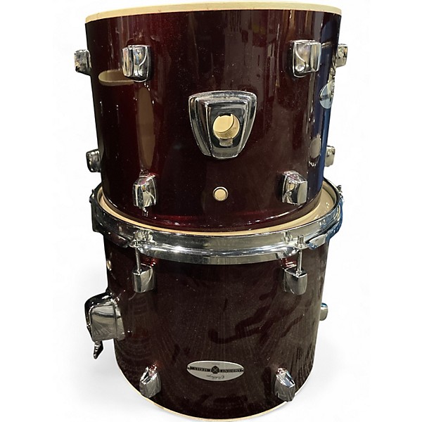 Used 2024 Ashthorpe  5 Piece Ambient Series MMVIII Burgundy Sparkle Drum Kit